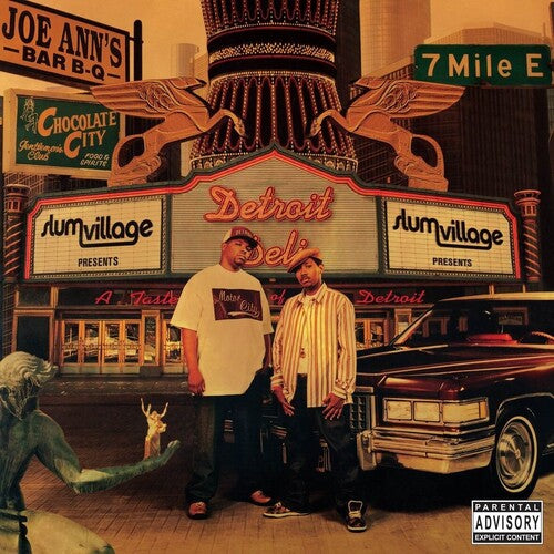 Slum Village - Detroit Deli (A Taste Of Detroit) LP (RSD 2024 Exclusive, Orange And Green Colored Vinyl, Clear Vinyl)
