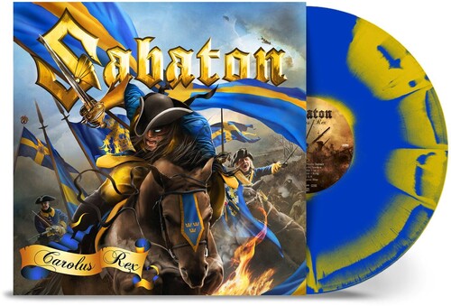 Sabaton - Carolus Rex - Blue Yellow Sunburst LP (Gatefold Lp Jacket, Colored Vinyl, Blue, Yellow)