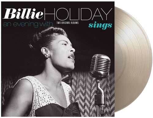 Billie Holiday - Sings + An Evening With Billie Holiday LP - Crystal Clear & Solid Silver Vinyl (Limited Edition, 180g Audiophile, Holland Pressing)