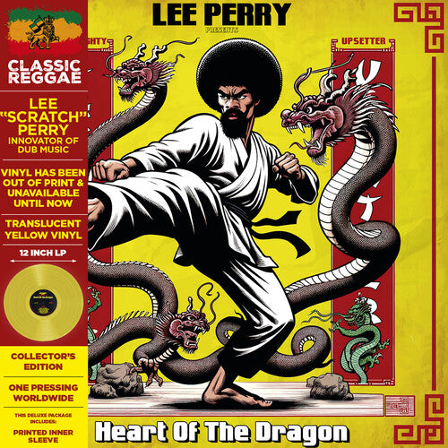 Lee Scratch Perry - Presents the Mighty Upsetters Heart of the Dragon LP (Colored Vinyl, Deluxe Edition, Limited Edition, Yellow, Remastered)
