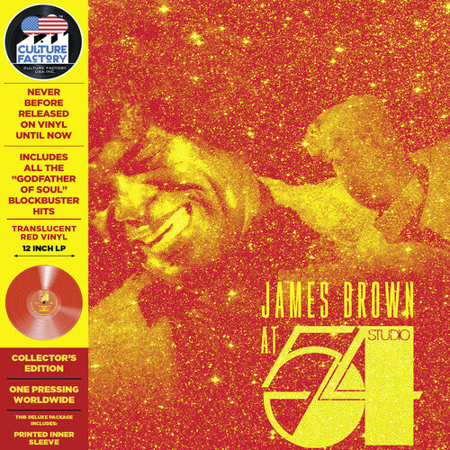James Brown - At Studio 54 New York City LP (Colored Vinyl, Deluxe Edition, Limited Edition, Red, Reissue, Remastered)