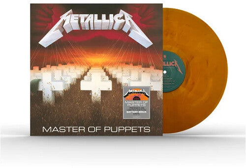 Metallica - Master Of Puppets LP (Colored Vinyl, Battery Brick Red Colored Vinyl)