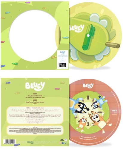 Bluey - Rug Island / Bluey Theme Tune 7" (Limited Edition, RSD 2024 Exclusive, Picture Disc Vinyl, United Kingdom)