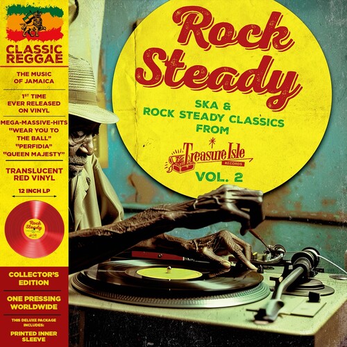 Rock Steady - Ska & Rock Steady Classics From Treasure Isle Vol 2 LP (Colored Vinyl, Red, Deluxe Edition, Limited Edition, Remastered, Reissue)
