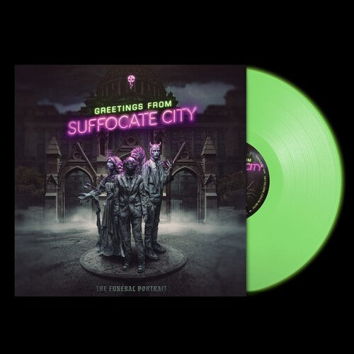 The Funeral Portrait - Greetings From Suffocate City - Neon Green LP (Explicit Lyrics, Colored Vinyl, Green)