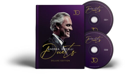 Andrea Bocelli - Duets - 30th Anniversary 2CD (Limited Edition, Anniversary Edition, Deluxe Edition, Hardcover, With Book, Photo / Photo Card)