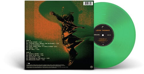 Leon Thomas - Electric Dusk LP (Explicit Lyrics, Clear Vinyl, Green)