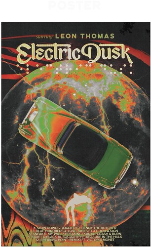 Leon Thomas - Electric Dusk LP (Explicit Lyrics, Clear Vinyl, Green)