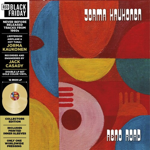 Jorma Kaukonen - Reno Road: Unleased tracks from the '60's - Gold 2LP (Colored Vinyl, Gold)