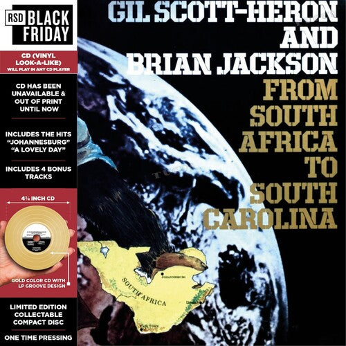 Gil Scott-Heron & Brian Jackson - From South Africa To South Carolina CD (Digipack)