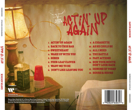 Gavin Adcock - Actin' Up Again CD (Manufactured On Demand, Alliance Mod)