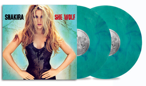 Shakira - She Wolf 2LP (Sea Glass, Turquoise Colored Vinyl)