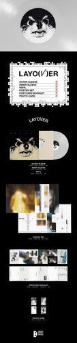 V (BTS) - V 'Layover' LP (Limited Edition, Colored Vinyl, Gray, Poster, Postcard, Photo / Photo Card)
