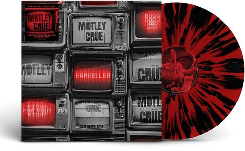 Motley Crue - Cancelled LP (Parental Advisory Explicit Lyrics, Extended Play, Red & Black Colored Vinyl)