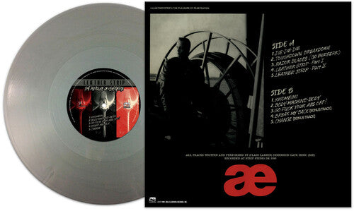 Leather Strip - The Pleasure of Penetration - Silver LP (Colored Vinyl, Silver, Bonus Tracks, Remastered, Reissue)