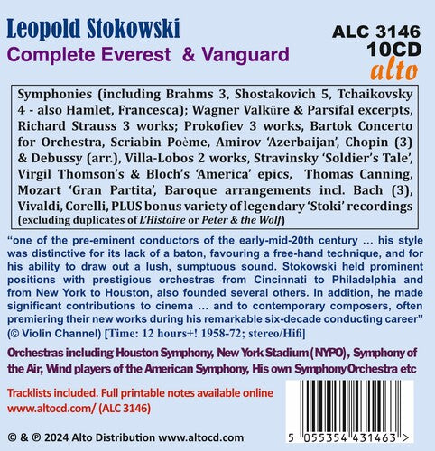 Leopold Stokowski - Leopold Stokowski: The Complete Everest & Vanguard Recordings 10CD