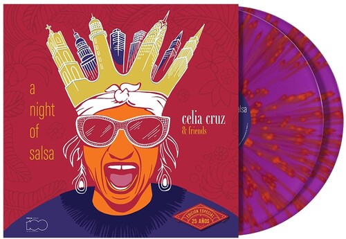 Celia Cruz - A Night Of Salsa 2LP (25th Anniversary Edition, Limited Edition, Magenta Colored Vinyl, 180 Gram Vinyl)