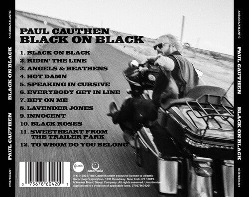 Paul Cauthen - Black On Black CD (Manufactured On Demand, Alliance Mod)