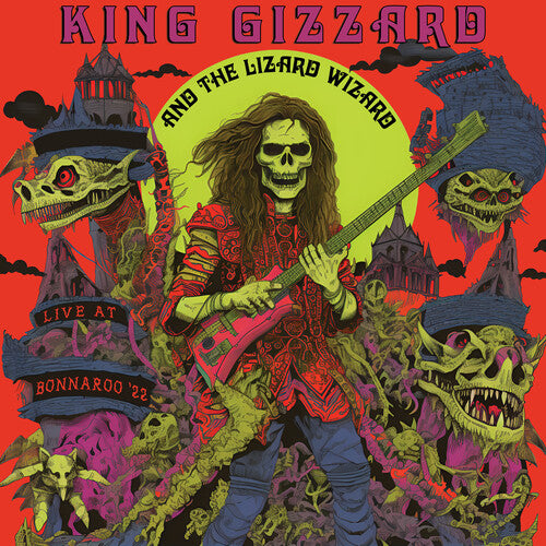King Gizzard & The Lizard Wizard - Live at Bonnaroo 22 2LP (Red & Yellow Colored Vinyl, Gatefold LP Jacket)