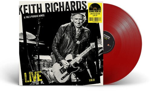Keith Richards & The X-Pensive Winos - Live 3.10.22 EP (RSD Exclusive, Extended Play, Red Colored Vinyl)
