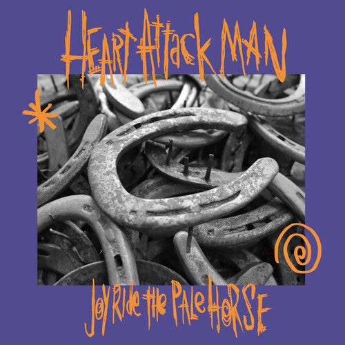 Heart Attack Man - Joyride the Pale Horse - Orange & Violet LP (Colored Vinyl, Orange, Violet)