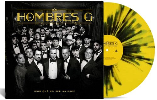 Hombres G - Por Que No Ser Amigos? LP (Yellow & Black Splatter Colored Vinyl, Spain)