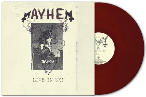 Mayhem - Live In Ski - 140gm Oxblood Vinyl with Etched B-side LP (United Kingdom - Import, 140 Gram Vinyl, Colored Vinyl, Red, Etched)