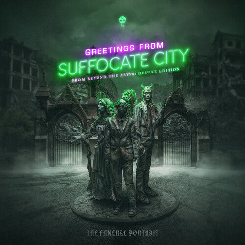The Funeral Portrait - Greetings From Suffocate City - From Beyond The Abyss: Deluxe Edition - Green/Purple 2LP (Explicit Lyrics, Colored Vinyl, Purple, Green, Deluxe Edition, Poster, Bonus Track)