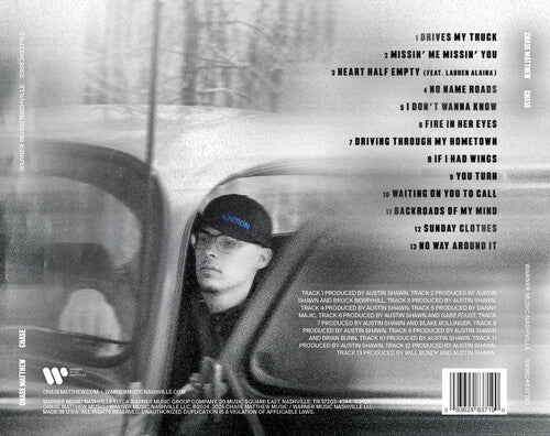 Chase Matthew - CHASE CD (Manufactured On Demand, Alliance Mod)
