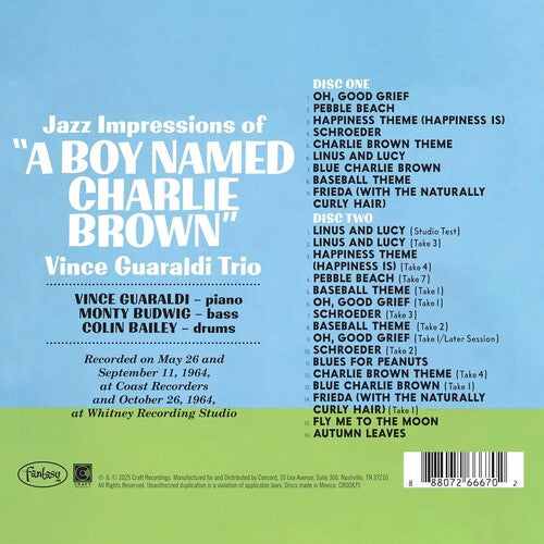 Vince Guaraldi - Jazz Impressions Of A Boy Named Charlie Brown 2CD (Expanded Version)