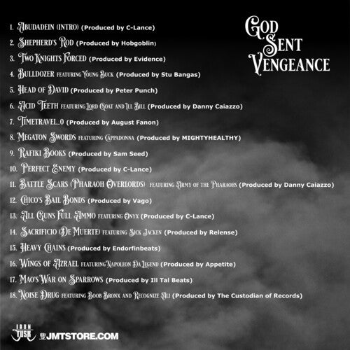 Vinnie Paz - God Sent Vengeance 2LP (Explicit Lyrics, Colored Vinyl)