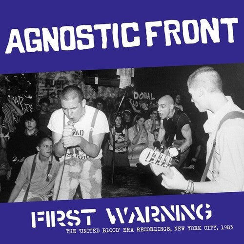 Agnostic Front - First Warning: The 'United Blood' Era Recordings, New York City, 1983 LP (Colored Vinyl)
