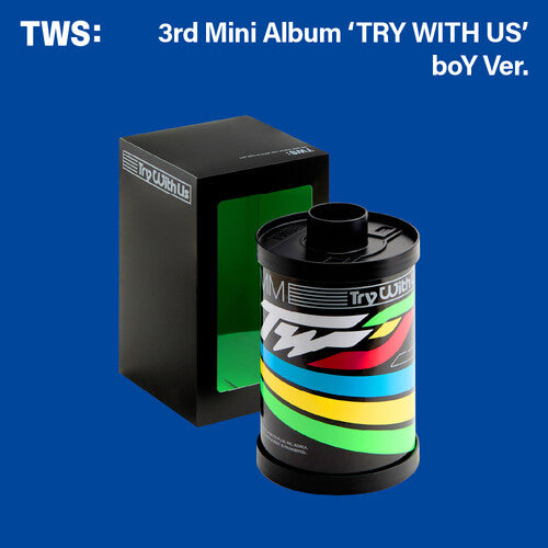 TWS - Tws 3rd Mini Album 'try With Us' (boY Ver.) CD (Booklet, Photo / Photo Card, Sticker, Poster)
