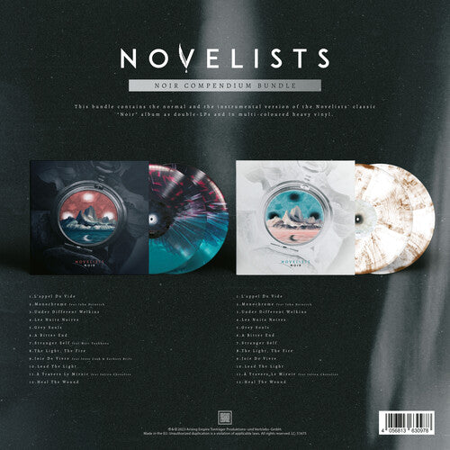 Novelists - Noir + Instrumental 4LP (Limited Edition, Colored Vinyl, White, Black, Magenta, Splatter)