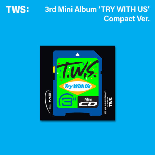 TWS - TWS 3rd Mini Album 'Try With Us' (Compact Ver.) CD (Booklet, Sticker, Photo / Photo Card)
