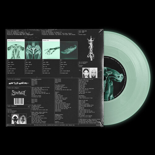 Eartheater - Shark Brain / Dolphin - Glow in the Dark LP (Colored Vinyl, Glow In The Dark)