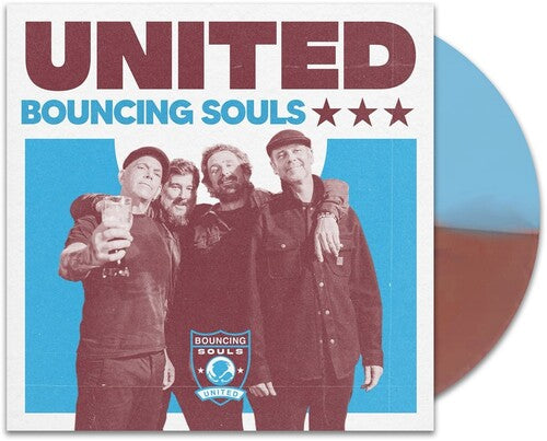 The Bouncing Souls - United - Maroon & Blue LP (Explicit Lyrics, Colored Vinyl, Maroon, Blue)