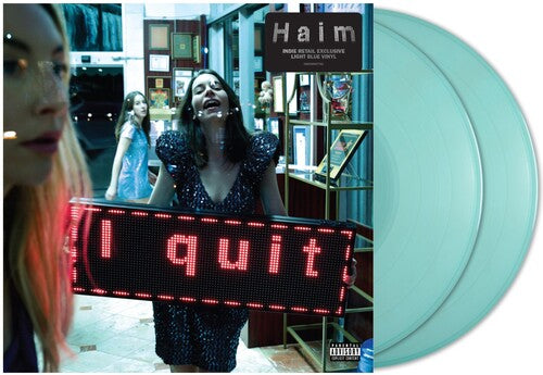HAIM - I Quit 2LP (Indie Exclusive, Blue Colored Vinyl, Gatefold LP Jacket)