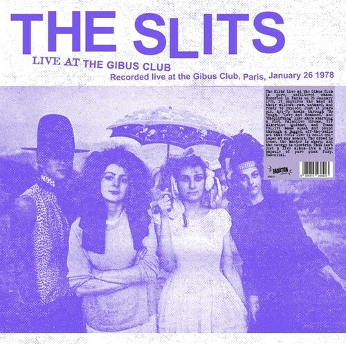 The Slits - Live At The Gibus Club LP (Colored Vinyl) (Preorder: Ships June 06, 2025)