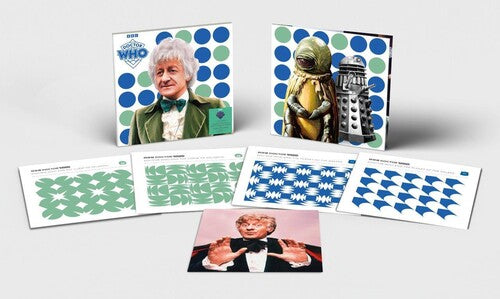 Doctor Who - Jon Pertwee Collection - 4LP Boxset on 140-Gram Green & Blue Colored Vinyl (United Kingdom - Import, Oversize Item Split, Boxed Set, 140 Gram Vinyl, Colored Vinyl, Green, Blue) (Preorder: Ships July 04, 2025)