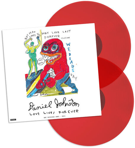 Daniel Johnston - Love Lives Forever: BBC Sessions 2003-2011 2LP (Red Colored Vinyl)