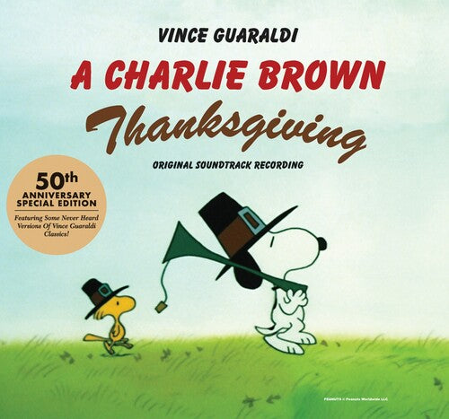 Vince Guaraldi - A Charlie Brown Thanksgiving LP (Indie Exclusive, 50th Anniversary Edition, Yellow Colored Vinyl, Bonus Tracks, Remastered)