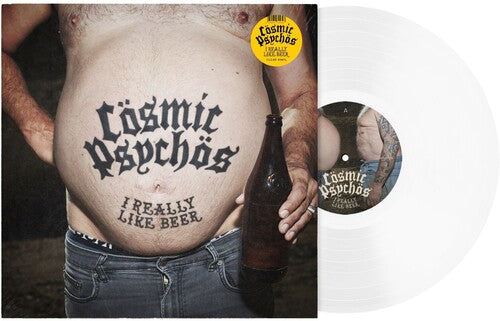 Cosmic Psychos - I Really Like Beer LP (Clear Vinyl, 140 Gram Vinyl)