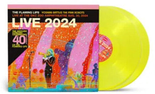 The Flaming Lips - Yoshimi Battles The Pink Robots: Live At The Zoo Amphitheatre, Oklahoma City, August 30, 2024 2LP (RSD BF 2025 Exclusive, Yellow Colored Vinyl)