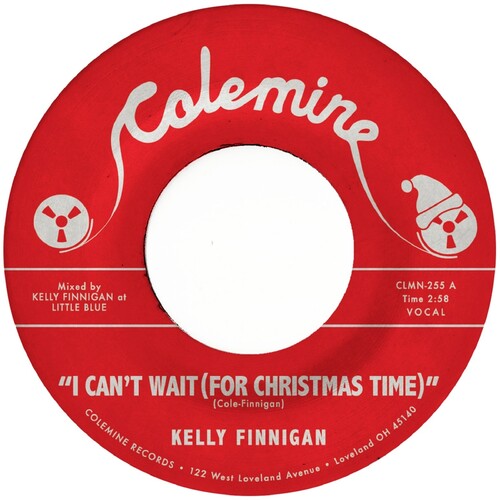Kelly Finnegan - I Can't Wait (for Christmas Time) / Snowy Night in Ohio 7" (White Colored Vinyl)