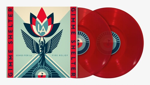 V/A - Gimme Shelter: Songs For La Fire Relief 2LP (Red Colored Vinyl, Gatefold LP Jacket)