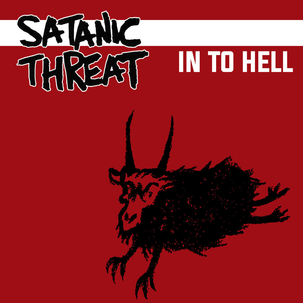 the album cover for Satanic Threat - In To Hell