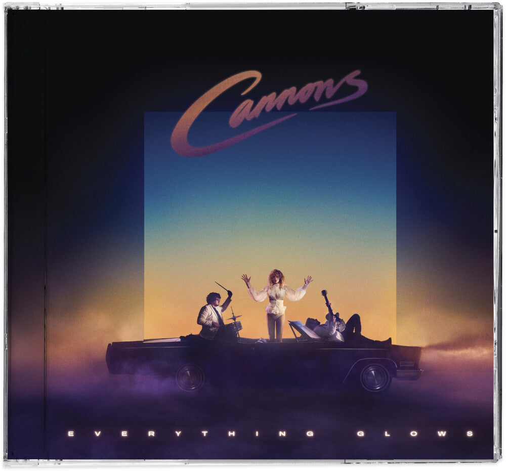 the album cover for Cannons - Everything Glows