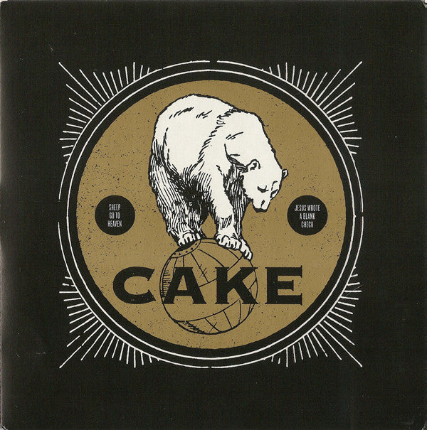 Cake : Sheep Go To Heaven / Jesus Wrote A Blank Check (7", RSD, Single, Ltd, Yel)