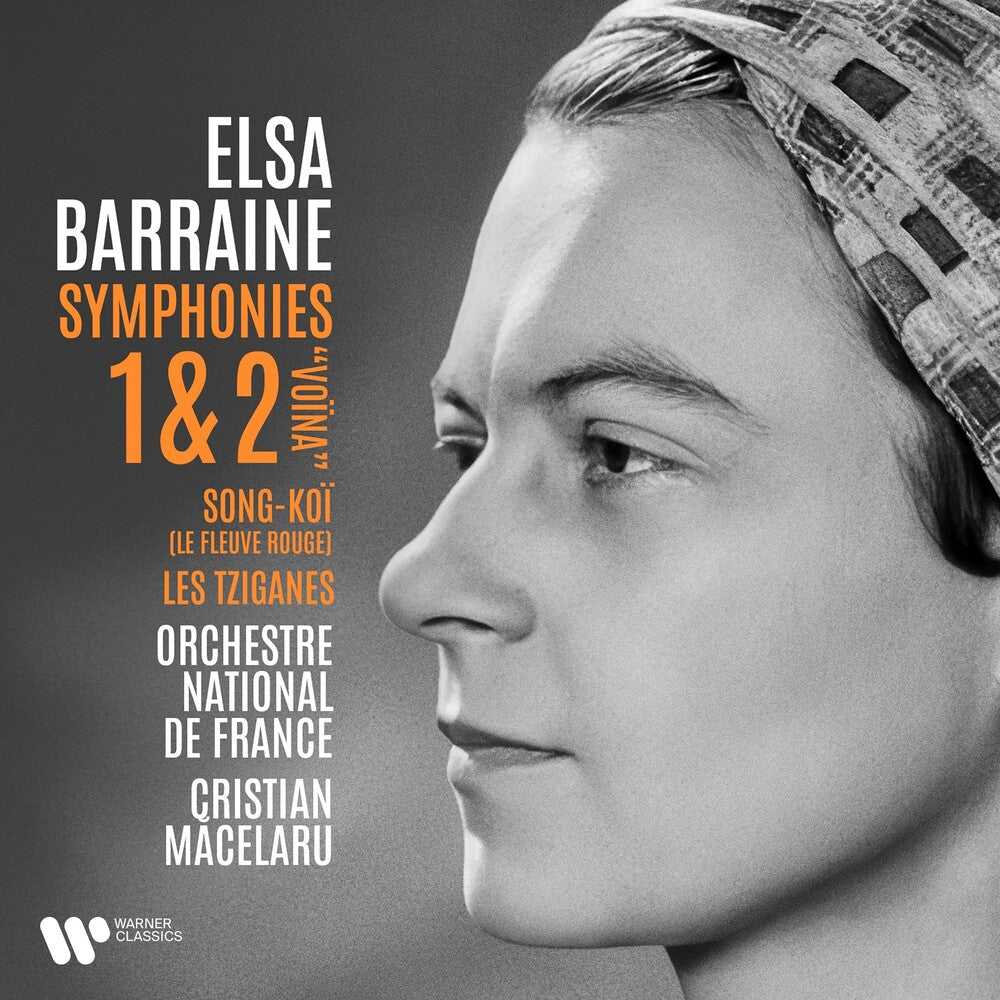 the album cover for Orchestre National De France / Cristian Macelaru - Elsa Barraine: Symphonies Nos. 1 & 2